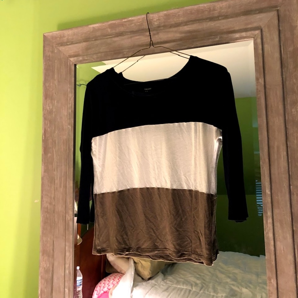 Forever 21 Color Blocked Shirt